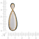 Подвеска из желтого золота с бриллиантами, агатами