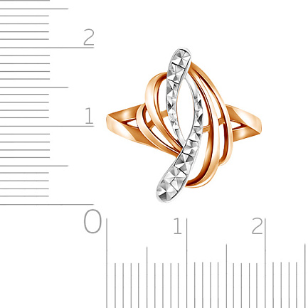 Кольцо из красного золота