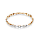 Браслет из красного золота с бриллиантами