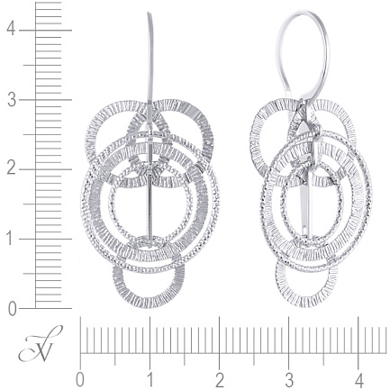 Серьги из серебра