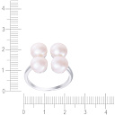 Кольцо из серебра с жемчугом