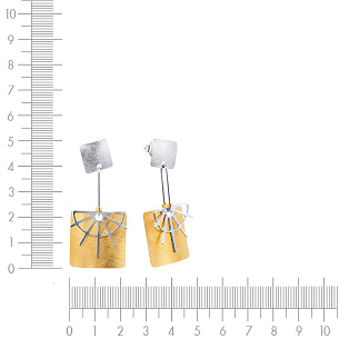 Пусеты из серебра