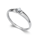 Кольцо из белого золота