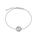 Браслет из белого золота с бриллиантами