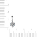 Подвеска из белого золота