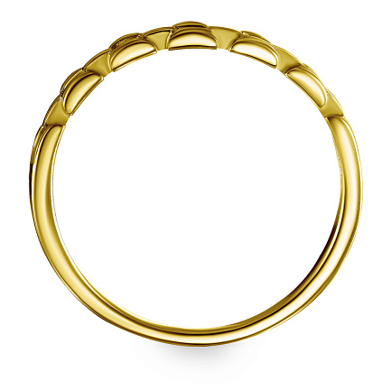 Кольцо из серебра с позолотой