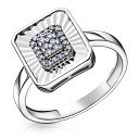 Кольцо из белого золота с бриллиантами