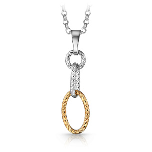 Колье из серебра с золочением