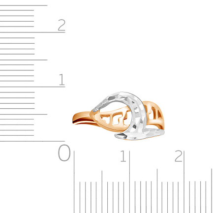 Кольцо из красного золота