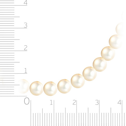 Бусы из красного золота с жемчугом