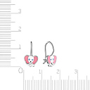 Серьги детские из серебра