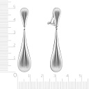 Серьги из белого золота