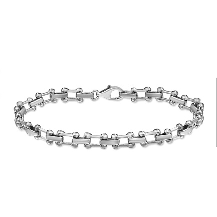 Браслет декоративный из серебра