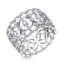 Кольцо из белого золота с бриллиантами