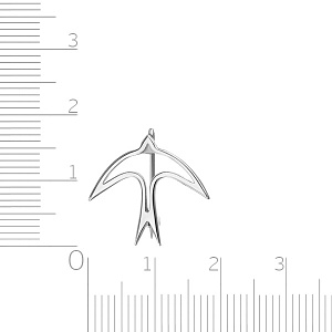 Брошь из серебра