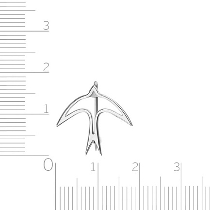 Брошь из серебра