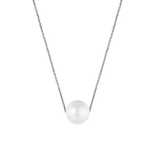 Колье из серебра с керамикой