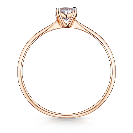 Кольцо из красного золота