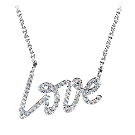 Колье из белого золота