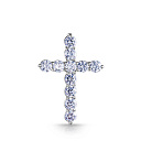 Подвеска из серебра с фианитом