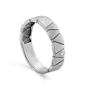 Кольцо из серебра с фианитом