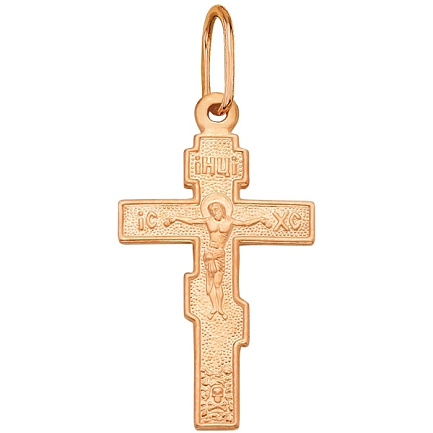 Крест из красного золота