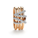 Подвеска из красного золота с бриллиантами