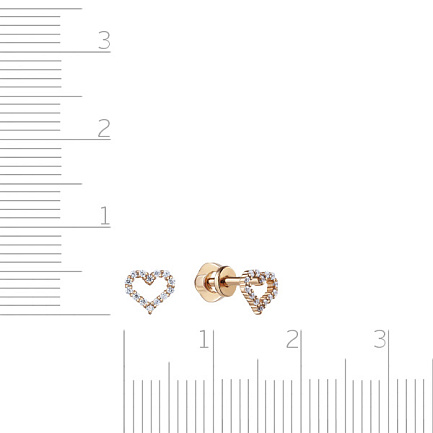 Серьги Пусеты детские