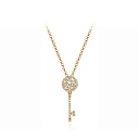 Колье из желтого золота с бриллиантами