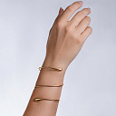 Браслет жесткий из желтого золота