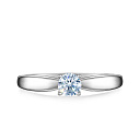 Кольцо из серебра с фианитом