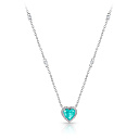 Колье из серебра с фианитом