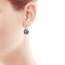 Серьги из белого золота с жемчугом