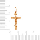 Крест из красного золота