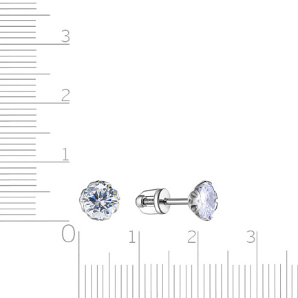 Серьги Пусеты