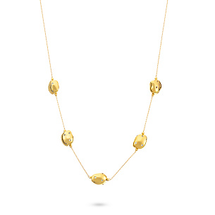 Колье из серебра с циркониями