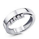 Кольцо из белого золота с бриллиантами