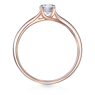 Кольцо из красного золота