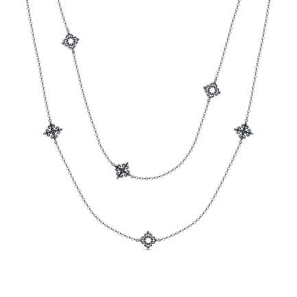 Колье из серебра