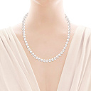 Бусы из красного золота с жемчугом