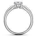 Кольцо из белого золота с бриллиантом