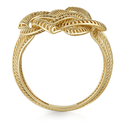 Кольцо из желтого золота