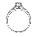 Кольцо из белого золота с бриллиантами