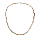 Цепь декоративная из серебра с позолотой