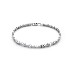 Браслет из белого золота с бриллиантами