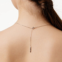 Колье из серебра с фианитами