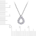 Колье из белого золота с бриллиантами