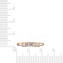 Кольцо из красного золота с бриллиантами