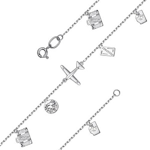 Браслет из белого золота