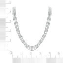 Колье из серебра